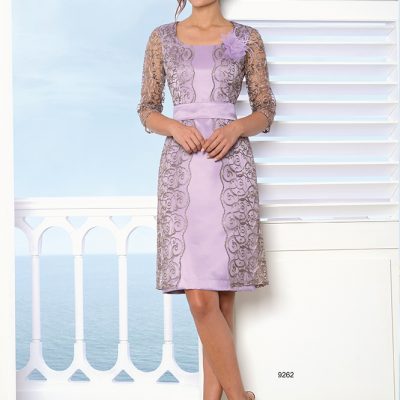 vestido de fiesta lila